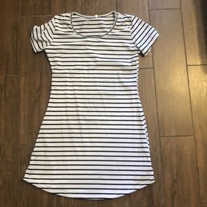 Striped t shirt dress